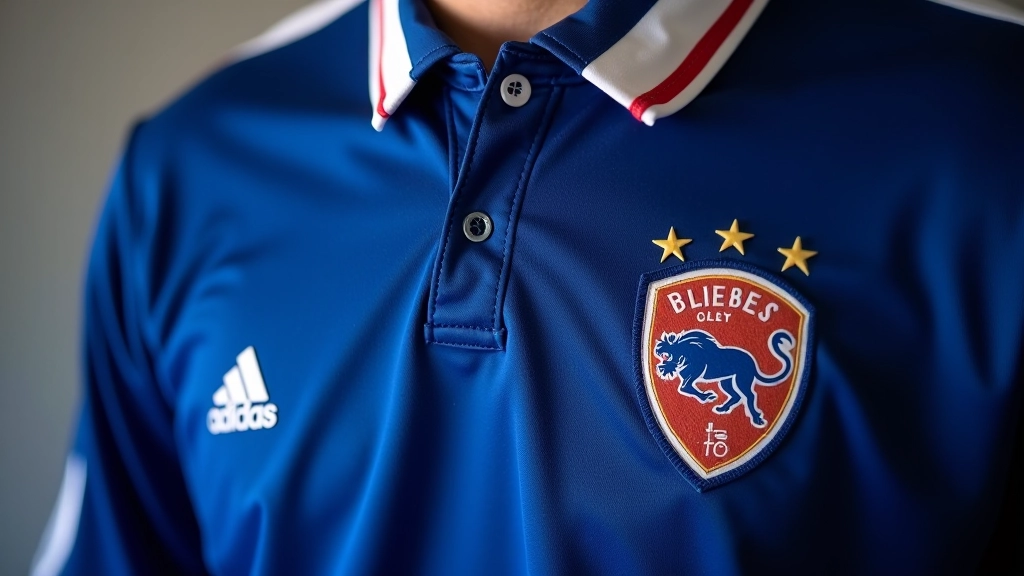 Détails d'authentification d'un maillot Adidas vintage français, étiquettes et coutures