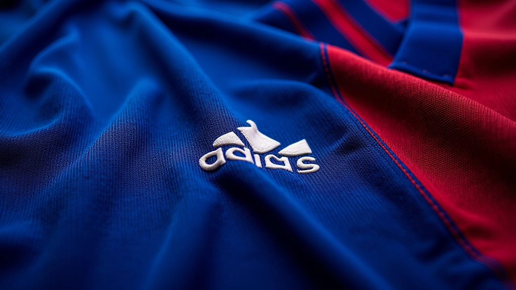 Analyse du tissu d'un maillot vintage montrant la texture et la qualité du matériau original