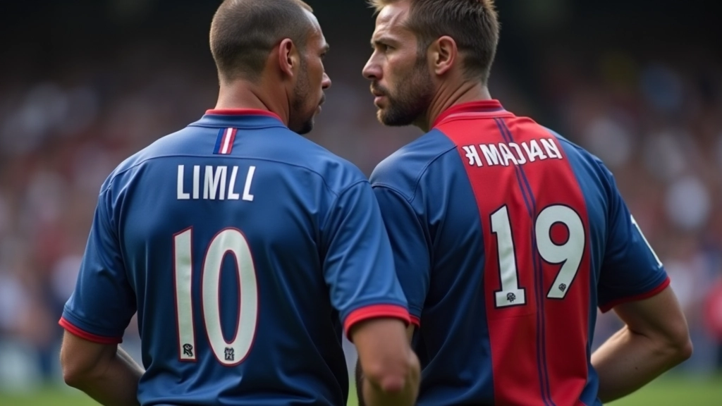 Les maillots de la génération Zidane et Thuram