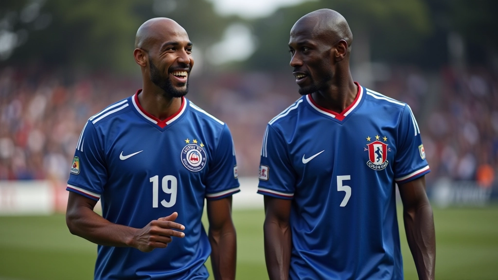 Les maillots de la génération Zidane et Thuram